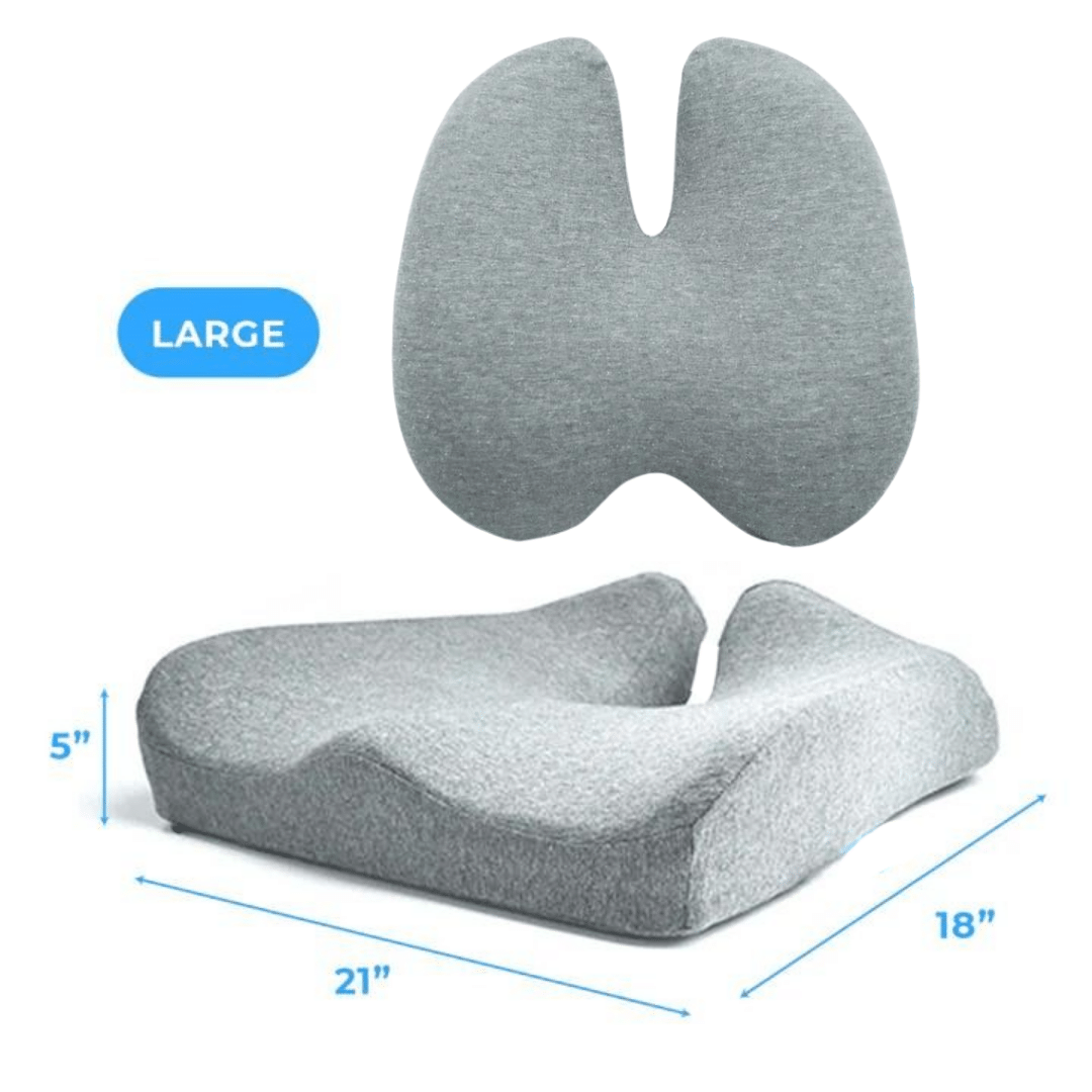 Bundle Offer: Complete Seat Cushion and Back Support Set – Nuage Comfort